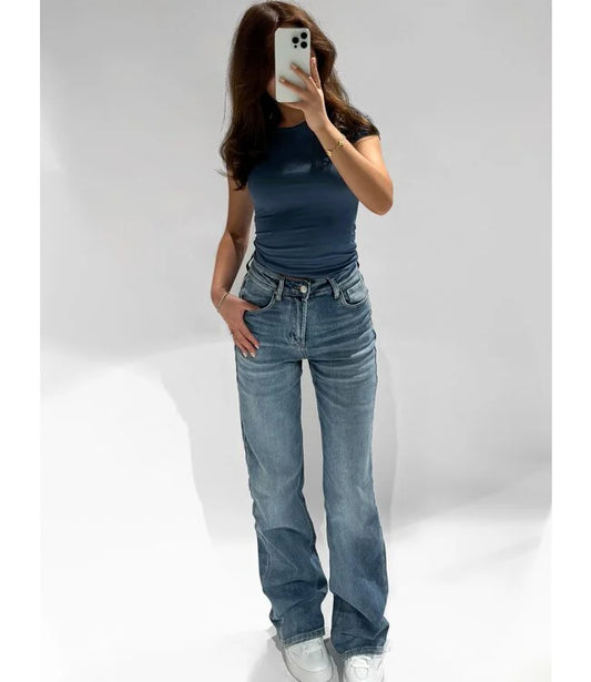 Donna straight leg jeans blue