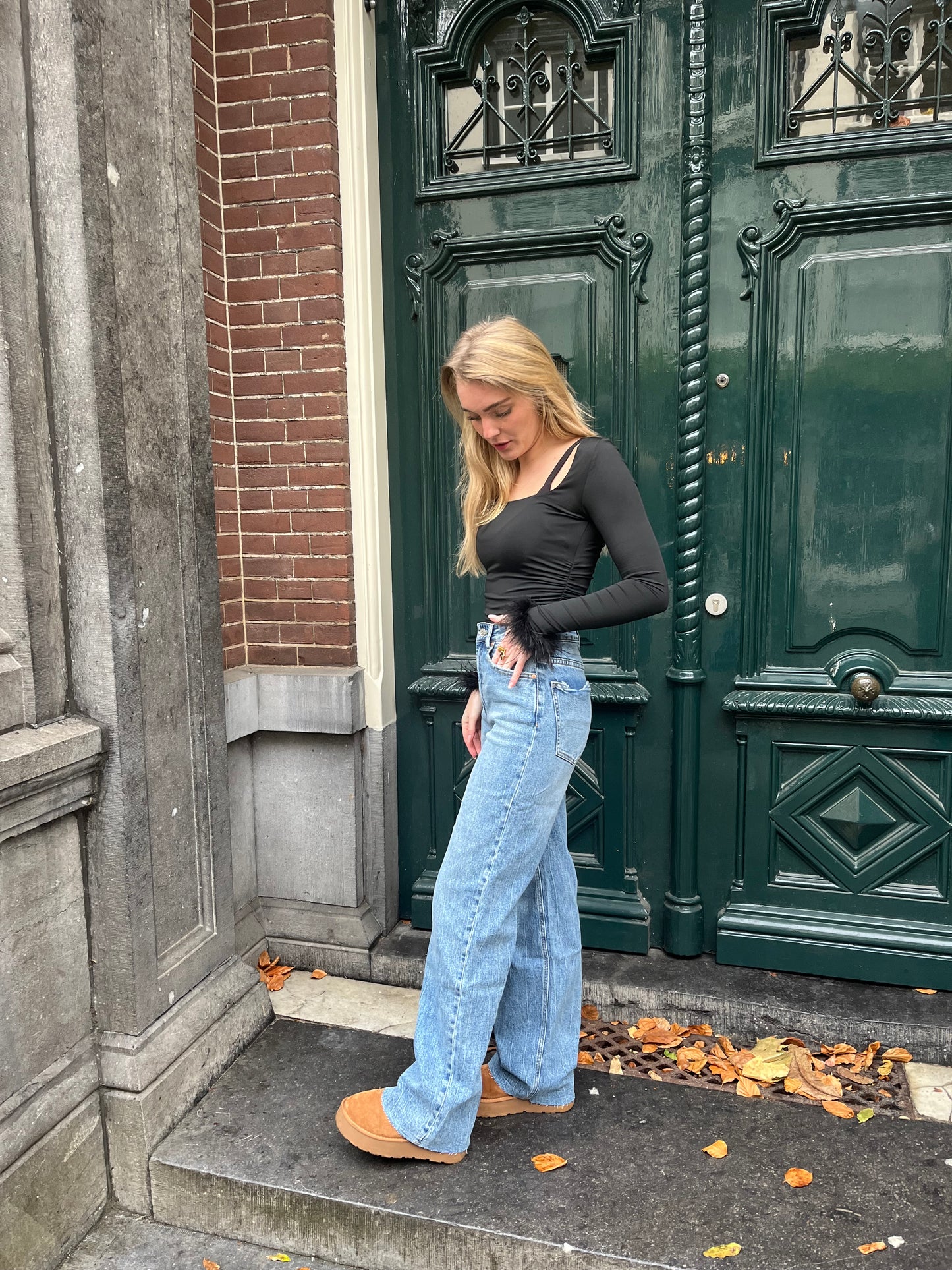 Eva wide leg jeans