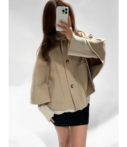 Haisley poncho beige