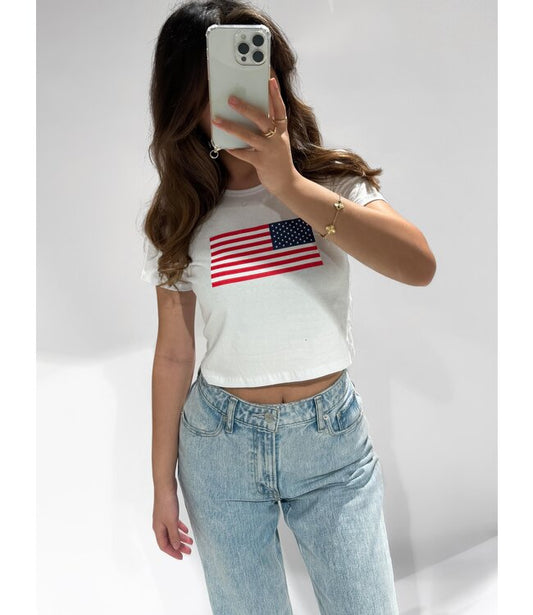 USA top white